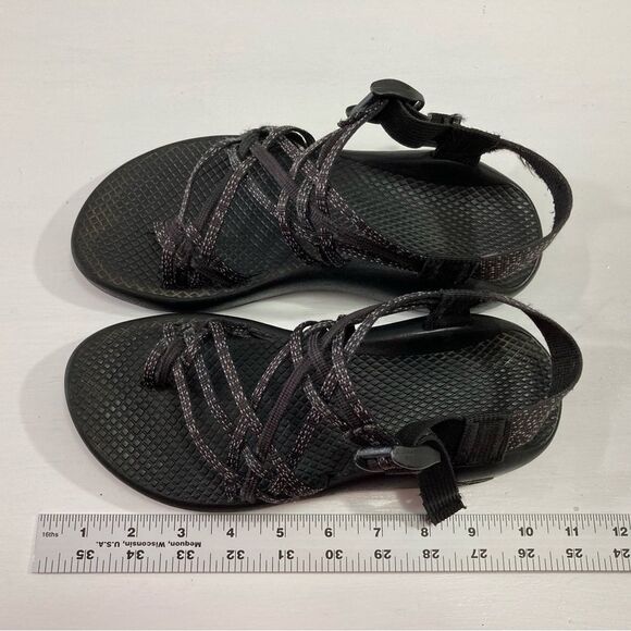 Chaco Women’s ZX/2 Classic Sandals Size 8 Black Adjustable Straps Hiking Outdoor - Picture 9 of 9